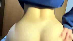 i ride big ass college girl's reverse cowgirl pussy so tight