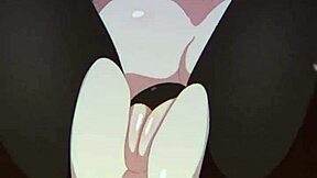 nobara switches from mouth straight to ass with huge cock