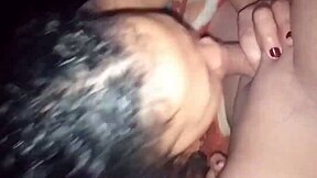 Latina couple homemade ass worship deep sloppy blowjob cum in mouth