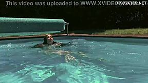 super hot skinny hungarian babe lana swims underwater