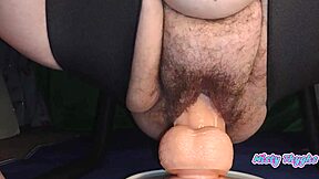 BbW Misty Thyghs Rides Huge Creamy Cock with Big Ass Pussy Stretching