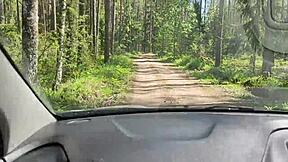 Married slut lost forest blowjob pov cumshot cheats husband hardcore fuck!