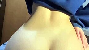 i ride big ass college girl's reverse cowgirl pussy so tight