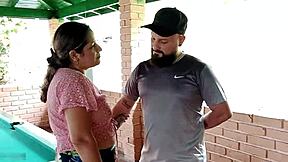 i couldn't resist my horny latina milf tenant pounding her big tits pussy wildly