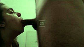 Friend's Cute Little Blonde Craves Sucking Cock Till She Swallows Everything