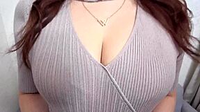 Japanese beauty gives sloppy deep blowjob handjob until massive cumshot part 5