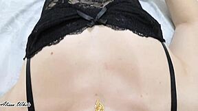 hot brunette early morning sloppy deepthroat big cock cum in mouth handjob lick balls