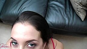 jelena jensen teases her big natural tits and pussy in lingerie