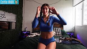 my sweaty latina teen girlfriend aubry babcock rides my monster cock doggystyle deepthroat cum swallow vol 32