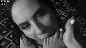 damn, gorgeous svetlanna's white toenails got me seducing ravena's feet in femdom...