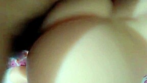 Giant Cock Stretches Hijastra's Big Ass Anal