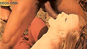 Vintage interracial taboo with hairy british beaver and monster black cock