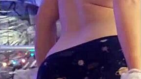 hotwife steffi april dances huge pussy lips with dirty lingerie toy vibes