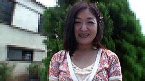 J-Granny Chiyo Yamabe's Hairy Pussy Creampie Soaked Show