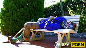 i crave daniela chocolate brunette's natural tits deep blowjob before fucking terry