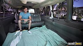 busty blaire johnson finds big cock action right on the bang bus