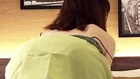 Japanese cutie shines in her sexy navel-baring outfit