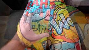 stepsis caught rubbing wet pussy i rip leggings for big ass doggy creampie