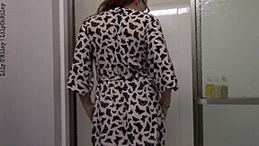 redhead amateurs strip and unleash golden streams in steamy compilation