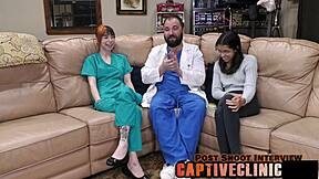 lesbian clinics of america backstage with ditria rose fingering toys