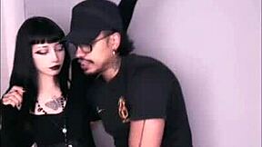 i'm that pawg goth babe bent over taking interracial cock deep