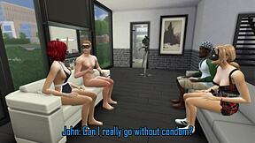 Cuckold Wife Rides Double BBC Creampie!