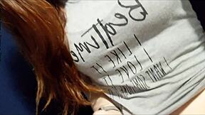 redhead amateurs strip and unleash golden streams in steamy compilation