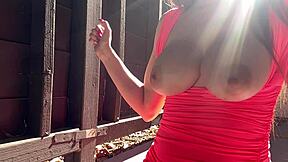 Italian Milf Artemisia's Big Tits Bounce Hard