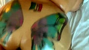 waking up to this slutty bbw milf bent over for big black cock doggystyle in our morning sex tape