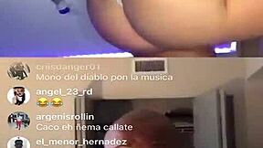 ever wonder what a thick puertorican ass looks like on live insta show pt 1?