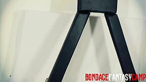 krystal webb and mai bailey tease shaved pussies in latex heels and pantyhose