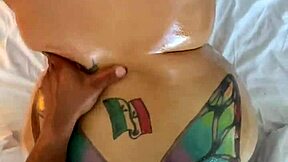 waking up to this slutty bbw milf bent over for big black cock doggystyle in our morning sex tape