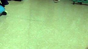 vietnamese hubby rips wife's pants for hot kitchen sex pounding