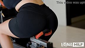 fitness coach tempts cheating latina with big cock ride part 7