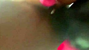 bbw ebony bodybuilder moans in pov doggystyle with huge dildo toy play