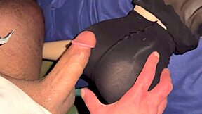 Perfect Petite Ass in Leggings Pulled Down for First Time Thick Cock Anal POV Fuck Doll