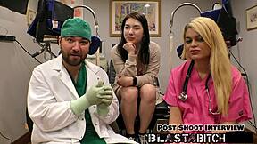 Mina Moon Nurse Blasts Backstage Cum in Hospital POV