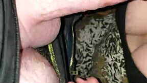 friends mom sneaks outdoor blowjob for johnny