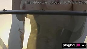 clara stripping naked on boat?