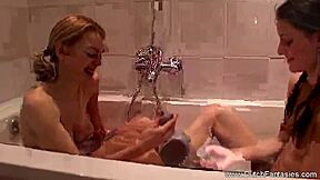 Wow, lesbian Dutch teen licks massive black cocks like lollipops anally!