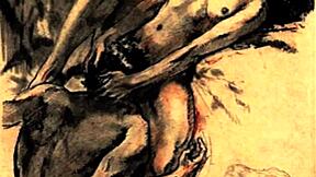 vintage erotic drawings hint at steamy hidden pleasures