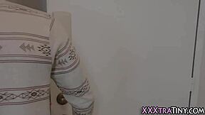 blonde teeny with pigtails begs for facial cumshot 💦😈