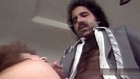 vintage british milf's hairy pussy creampied after deep licking