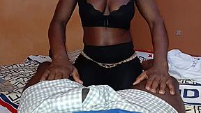 Ebony Slimthick Babe's Tight Pussy Rides with Passionate Intensity