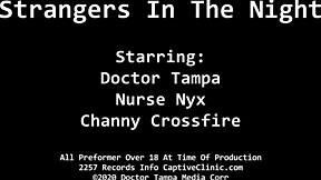 Strangers connect intimately behind the scenes with channy crossfire's raw passion