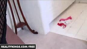 Karmin Renee Luther's Young Ebony Girlfriend Blazing Booty Interracial Debut Reality Kings