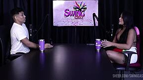 fabricio nunes and bruna a surfistinha swing with tifany rocha in sheer red lingerie orgy - part 3