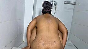 curvy slut rips clothes fingers big pussy squirts creampie messy shower