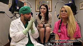 Mina Moon Nurse Blasts Backstage Cum in Hospital POV