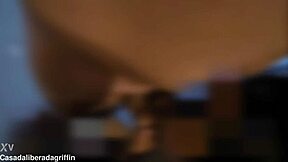 brazilian swingers make cuckold suck comedor's penis in erotic anal group